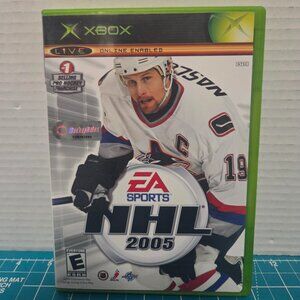 EA Sports NHL 2005 - Microsoft Xbox Original CIB Complete Tested Game